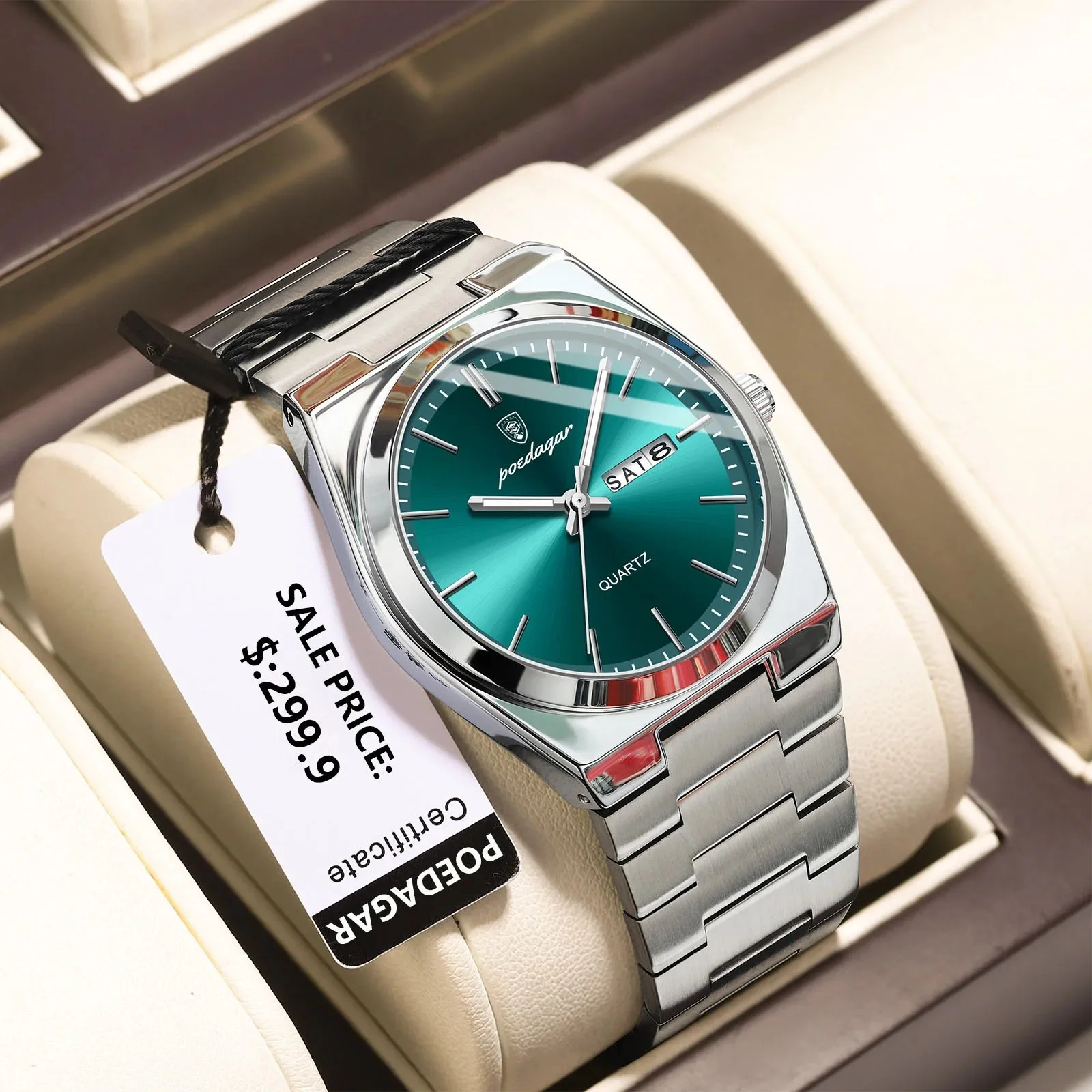 POEDAGAR 930 Men's Luxury Quartz Watch For Men - View 6